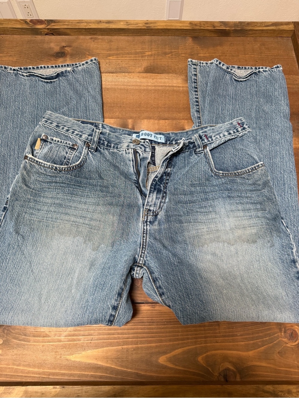 Paco Light Wash Bootcut Denim Jeans
